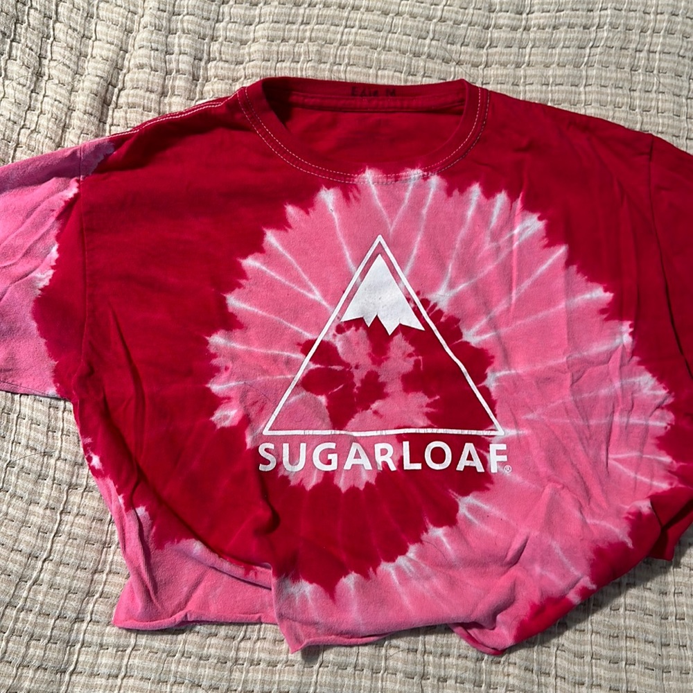 Sugarloaf Cropped Tie-Dye Tee